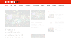 Desktop Screenshot of montanapost.com