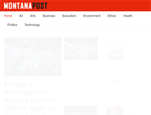 Tablet Screenshot of montanapost.com